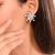 Fireworks Silver Stud Earring