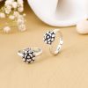 FLOWER BLOSSOM 925 SILVER TOE RING