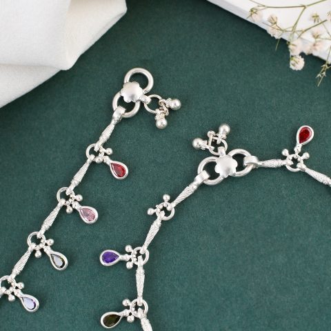 Silver Gorgeous Charming Treasure Anklet