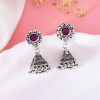 Pushp Earrings Jhumki Silver